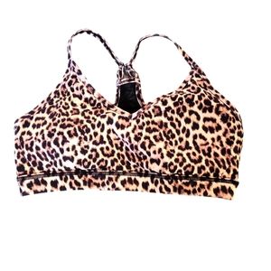 Zyia Leopard Brilliant Mesh Bra, Large